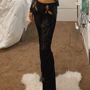 i.am.gia black / slightly sheer pants
